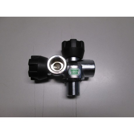Rubinetto LOLA Biattacco laterale sinistro (ideale per SIDE MOUNT)