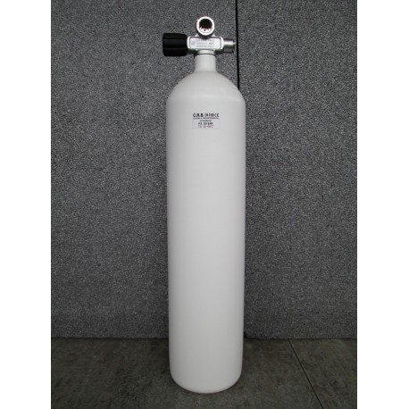 Monobombola litri 7,0 rubinetto per SIDE MOUNT 300 BAR (destro o sinistro) Scubatec