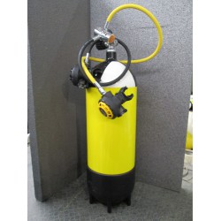 Monobombola litri 15,0 con rubinetto monoattacco ed erogatore F11 OKTOPUS