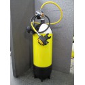 Monobombola litri 15,0 con rubinetto monoattacco ed erogatore F11 OKTOPUS
