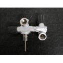 Rubinetto Biattacco Sinistro Scubatec Din 300 BAR